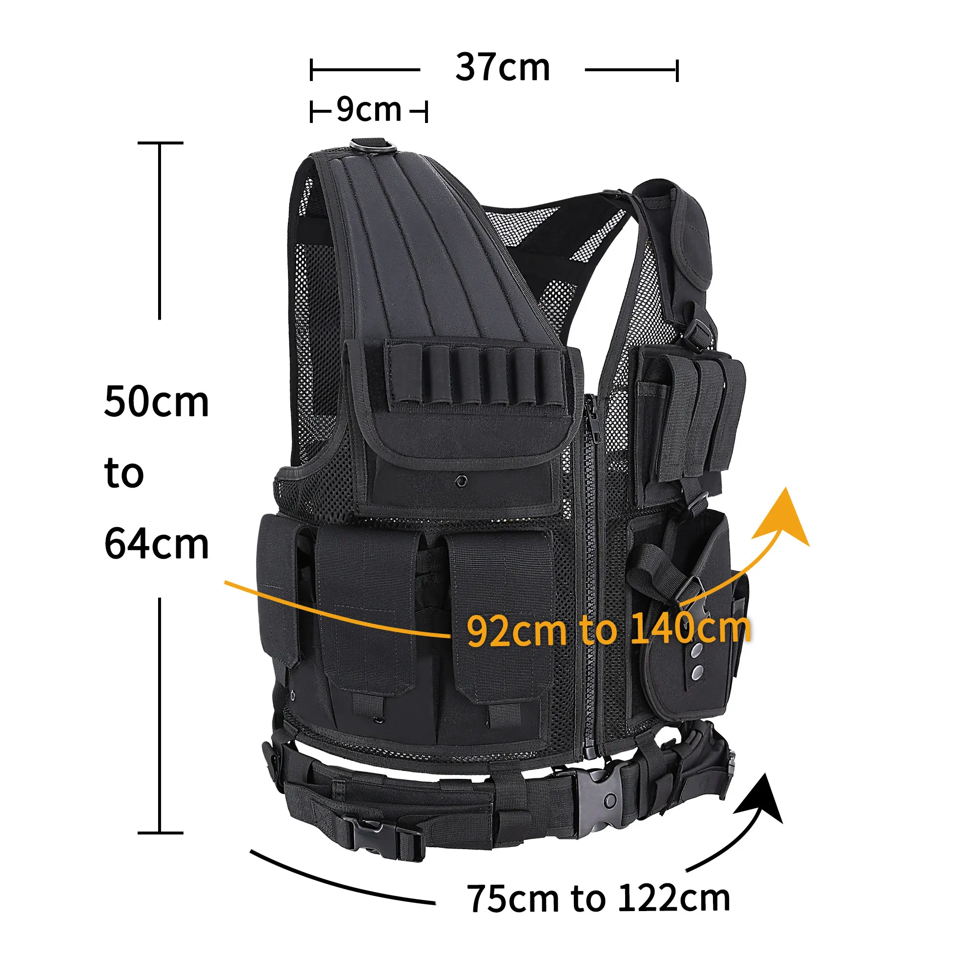 MGFLASHFORCE Тактический Жилет Molle Swat армейские военные нападение охота рыбалка