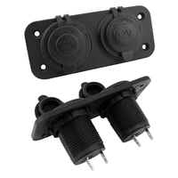 power outlet socket accessories car cigarette lighter car motorcycle plug charger outlet dual usb car cigarette lighter