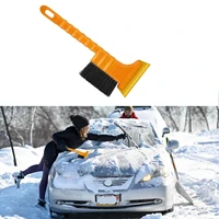 car ice scraper windshield ice breaker quick clean glass brush snow remover tpu tool auto window winter snow brush shovel