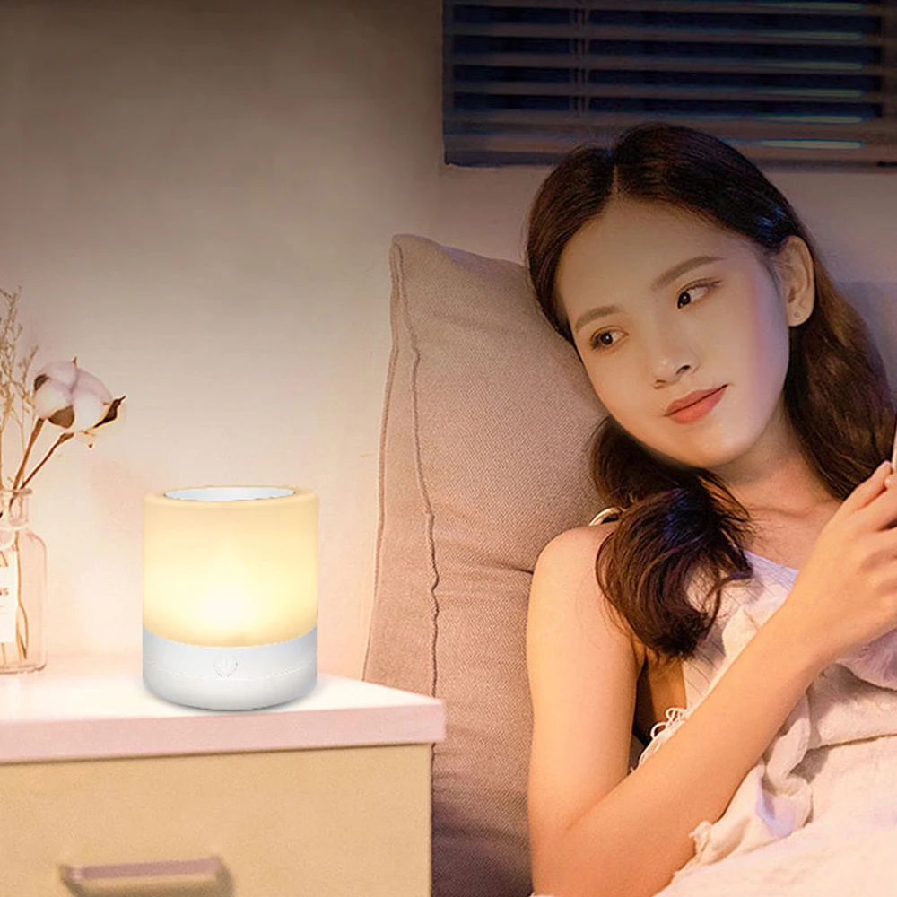 Ночник светодиодный меняющий цвет с сенсорным управлением индукционный