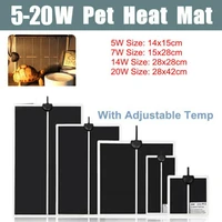 adjustable temperature reptile heating heat mat heating pad warmer for pet warm bjstore