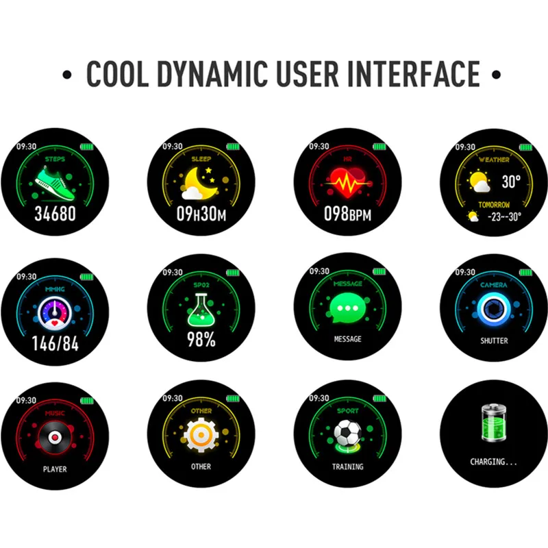 Смарт часы KW19 с пульсометром Bluetooth мужские спортивные для фитнеса Android и