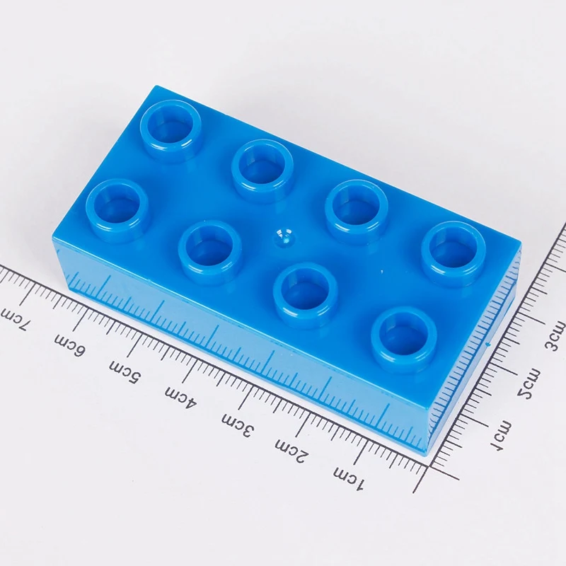 Большие размеры строительные блоки 8 12 точек большие длинный кирпич красочные