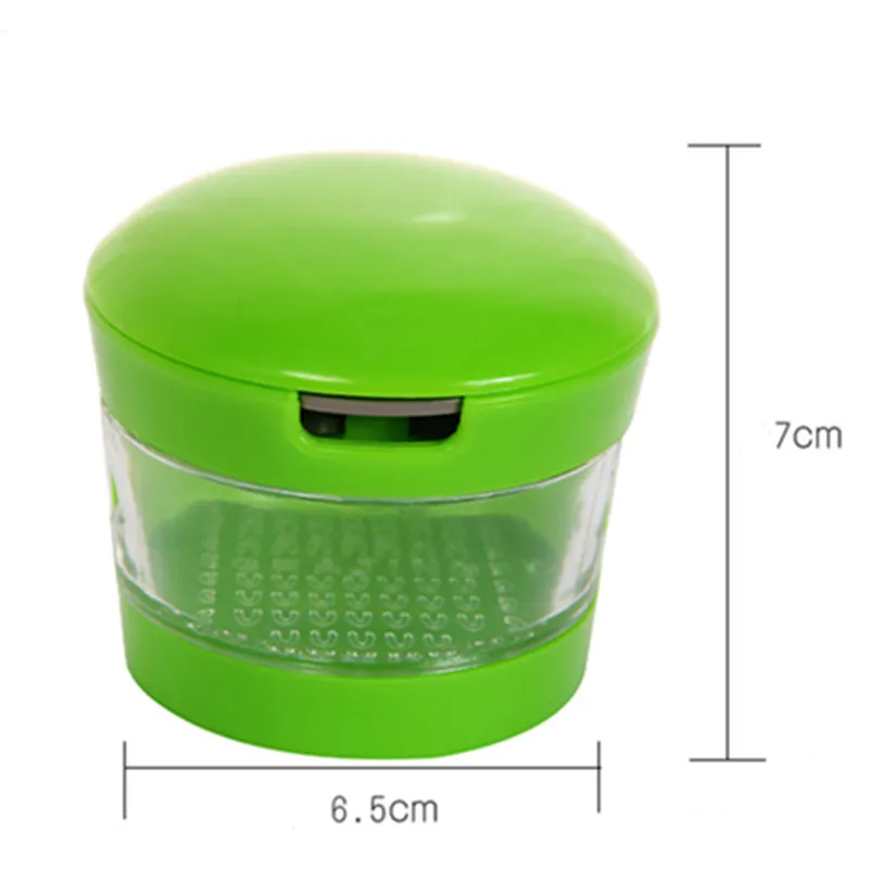 

Garlic Grater Mini Portable Abs Stainless Steel Garlic Press Vegetable Cutter Slicer Manual Juicer Grinder Kitchen Tool