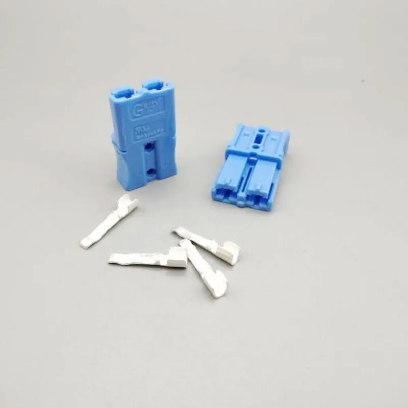 Фото 2Pcs/Lot Battery Stecker  600V 40A 6 AWG Modelbau Stapler  Electric Connector №3