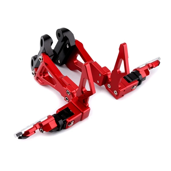 Задние комплекты для мотоцикла с ЧПУ из алюминиевого сплава подставка ног