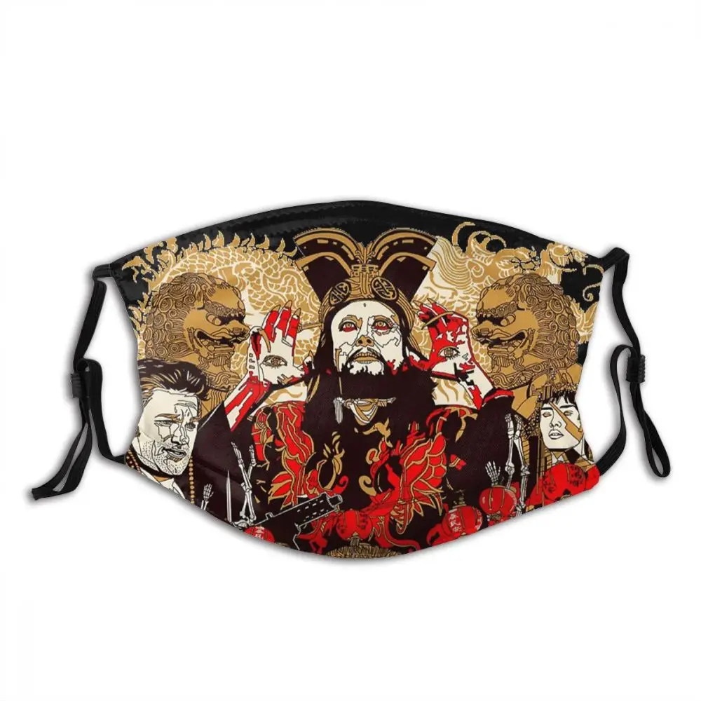 

Punch Chinese Movie John Carpenter Reusable Trendy Mouth Face Mask Anti Haze Dustproof with Filters Earloop Protection Cover