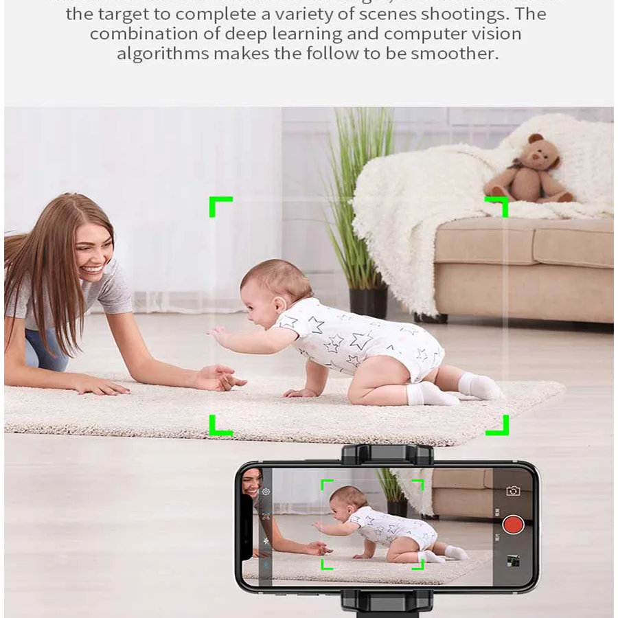 Держатель для смартфона с автоматическим отслеживанием возможностью поворота