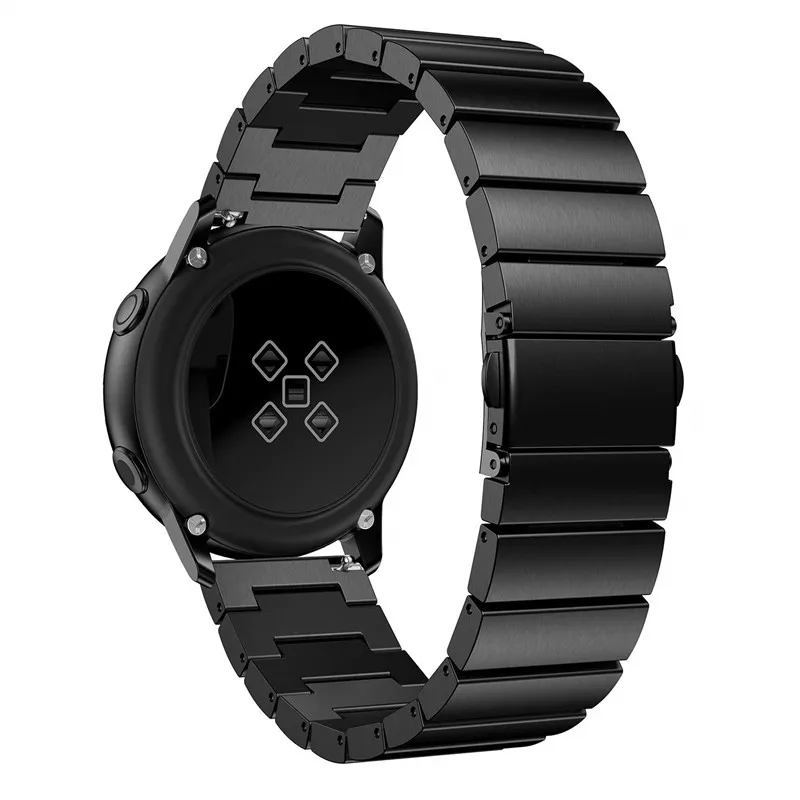 Браслет из нержавеющей стали для Samsung Galaxy Watch Active 2 44 мм 40 20 сменный ремешок 42