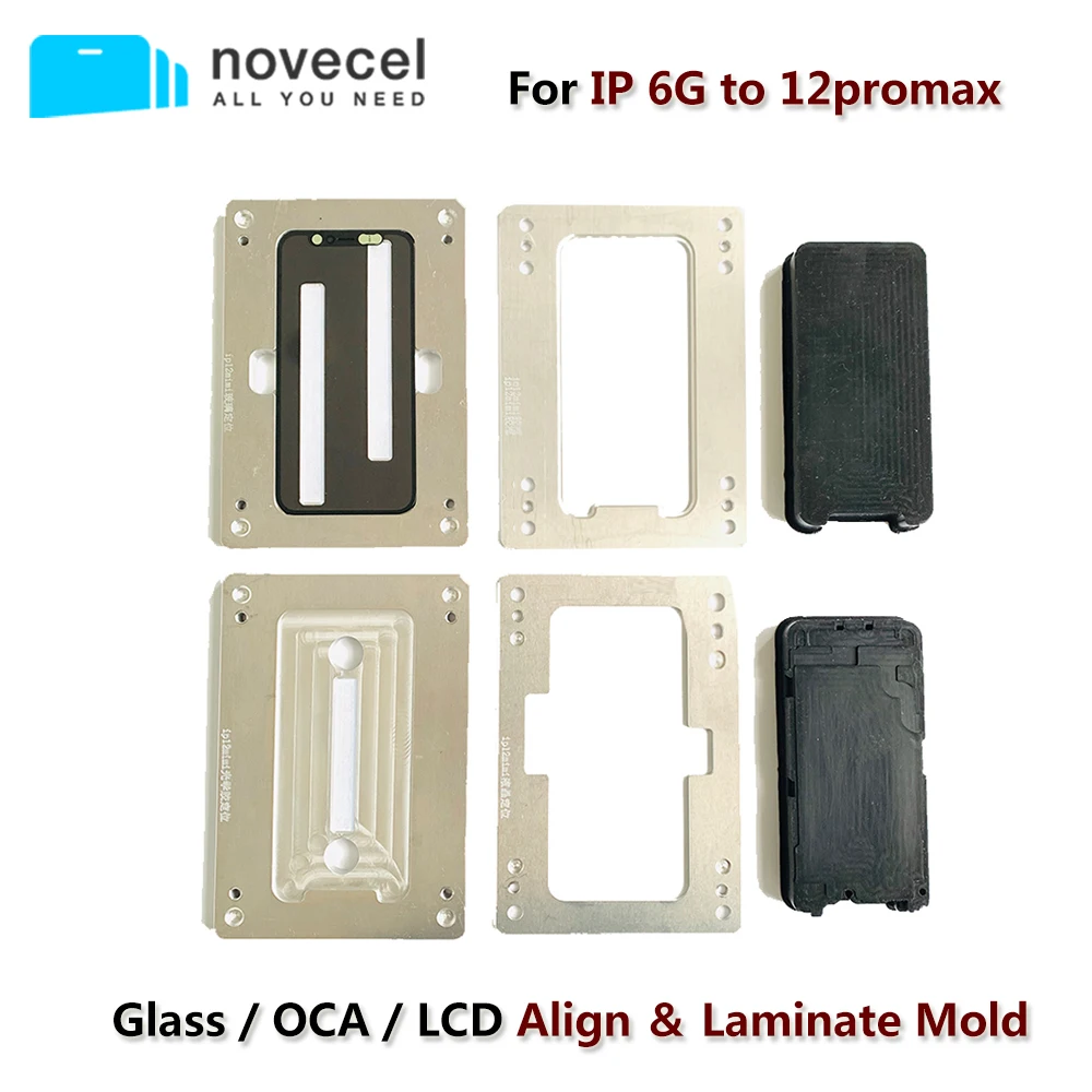 

Novecel для iPhone 12 11 pro Max 12 мини 5G X Xs Xsmax позиционирования выравнивания ламинирования формы для ЖК-экрана телефона инструменты для ремонта