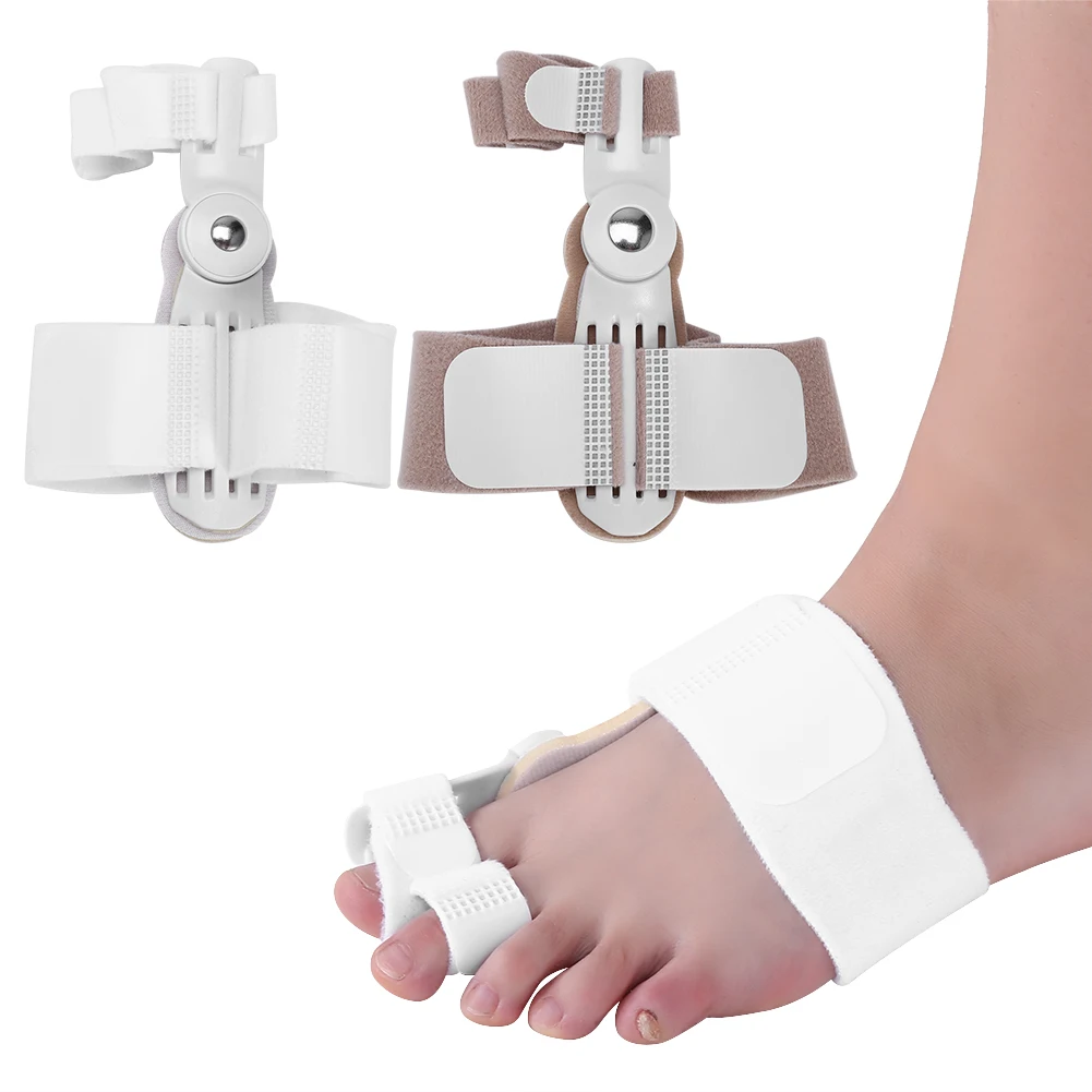 

Day Night Pain Relief Bunion Splint Corrector Hallux Valgus Straightener Big Toe Separator Two-hole Type Thumb Valgus Orthosis