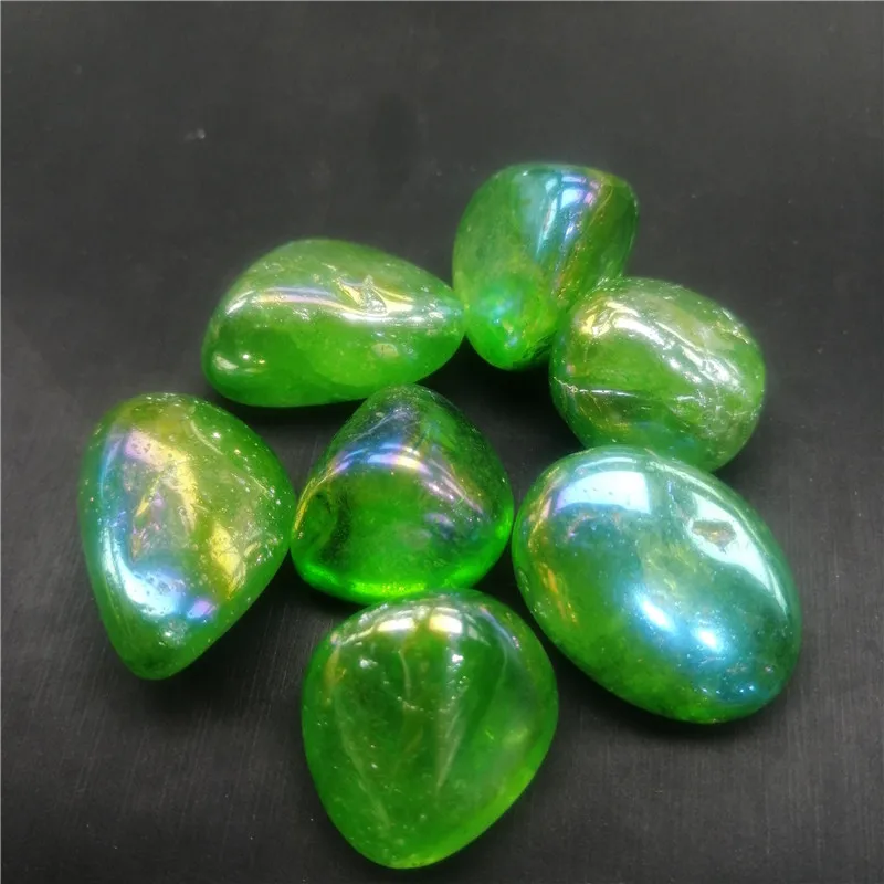 

Оптовая продажа, красивые разноцветные камни с титановым покрытием в подарок