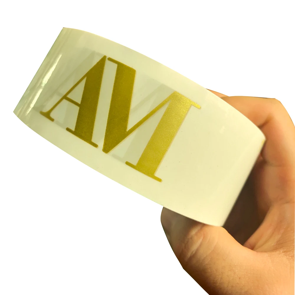 Custom Carton Tape Personalize Logo Sealing Tapes White Backgorund and Gold Patterns 45mm*100m