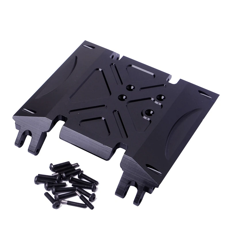 

340Pcs M3 Flat & Round Head Screws Set for 1/10 Hsp & 1x 1/10 Metal Skid Plate Gearbox Mount Base for AXIAL WRAITH Truck