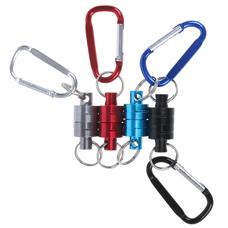 

Outdoor Multi Colors Aluminium Alloy Safety Buckle Keychain Strong Carabiner Portable Fishing Mountaineering Release Lanyard