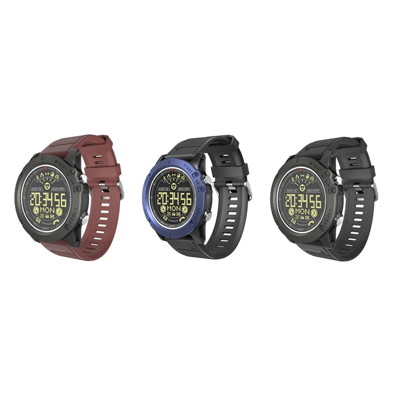 

EX17 PLUS Smart Watch 1.22 LCD Screen Bluetooth 4.0 IP68 Waterproof Heart Rate Monitoring Pedometer Sports Wristwatch