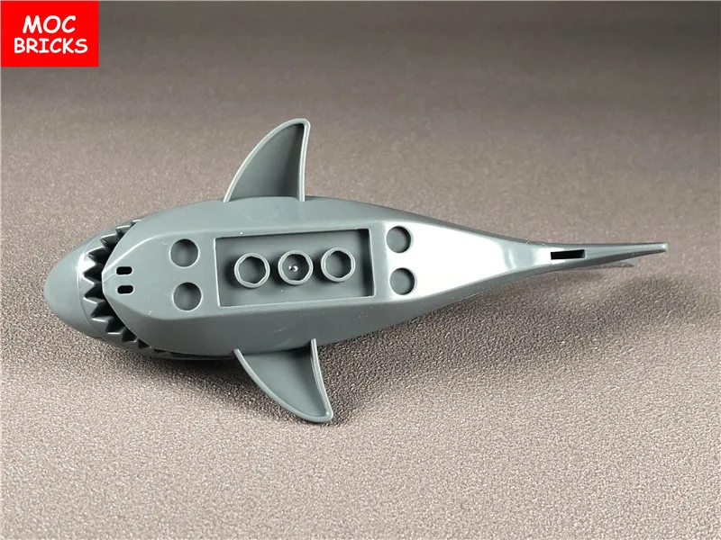Конструктор MOC JM016 JM017 сделай сам 2 шт./лот новые фигурки животных большая акула