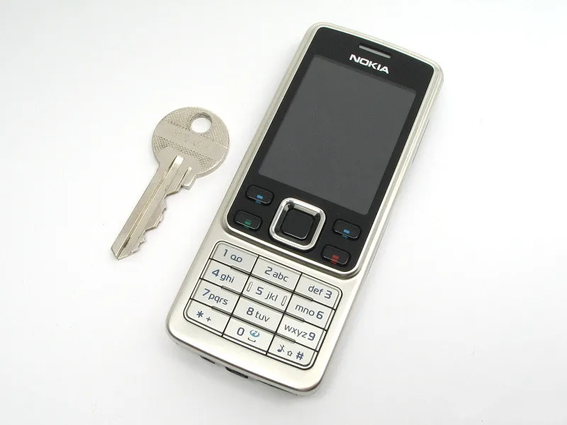 Nokia 6300 разблокированный gsm мобильный телефон английский и арабский и русский клавиатура восстановленные сотовые телефоны