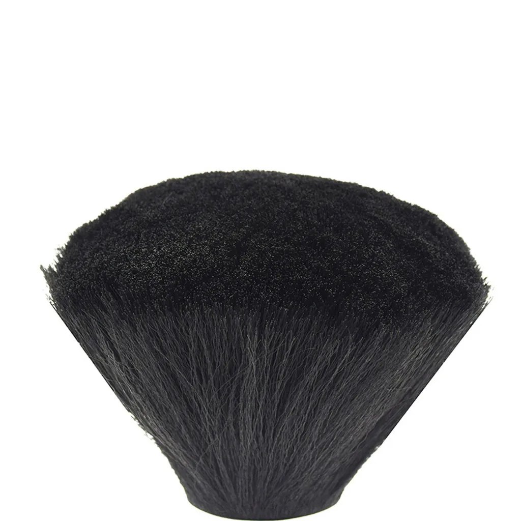 1 шт. мягкие черные шейные щетки для лица щетка бороды Парикмахерская Чистка