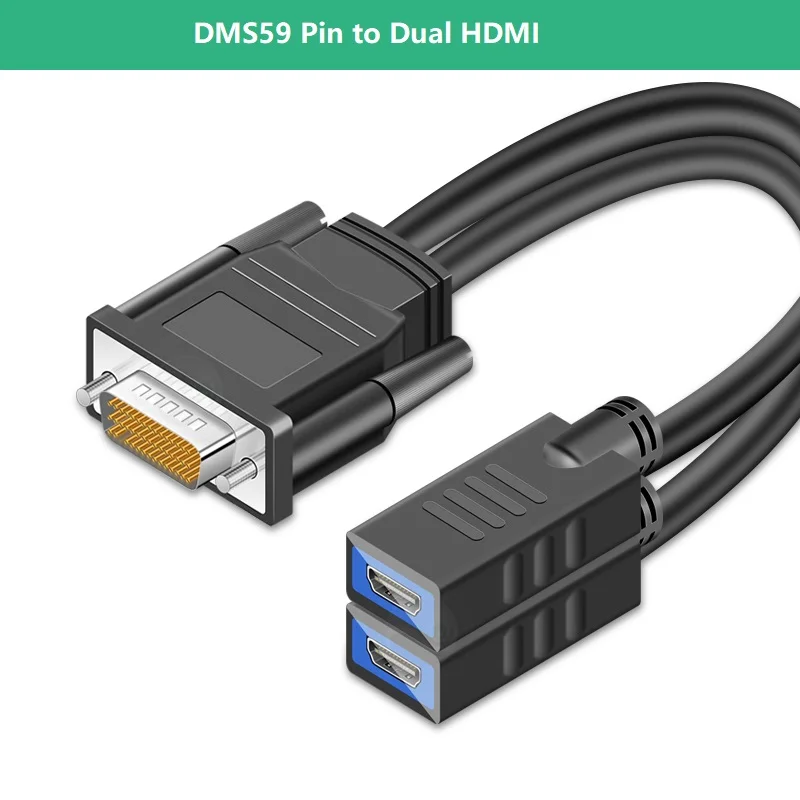 Кабель-адаптер DMS 59 Pin DMS59 на 2 VGA DVI HDMI DP для дисплея двойной сплиттер видео кабель