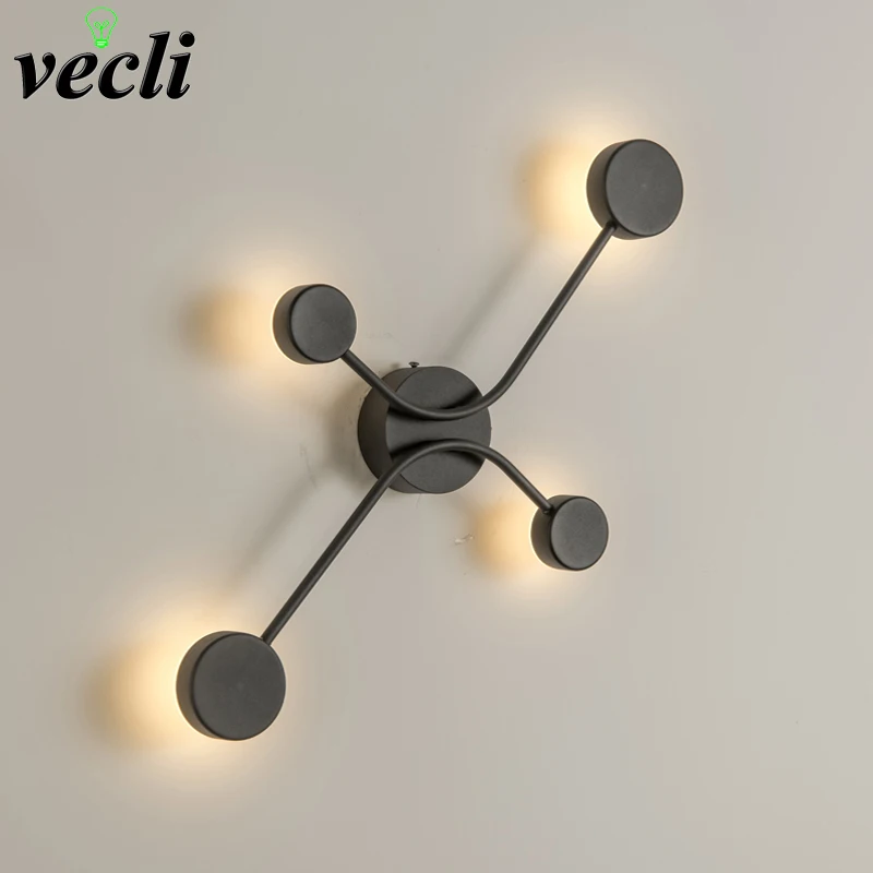 Современный светодиодный настенный светильник для гостиной креативный