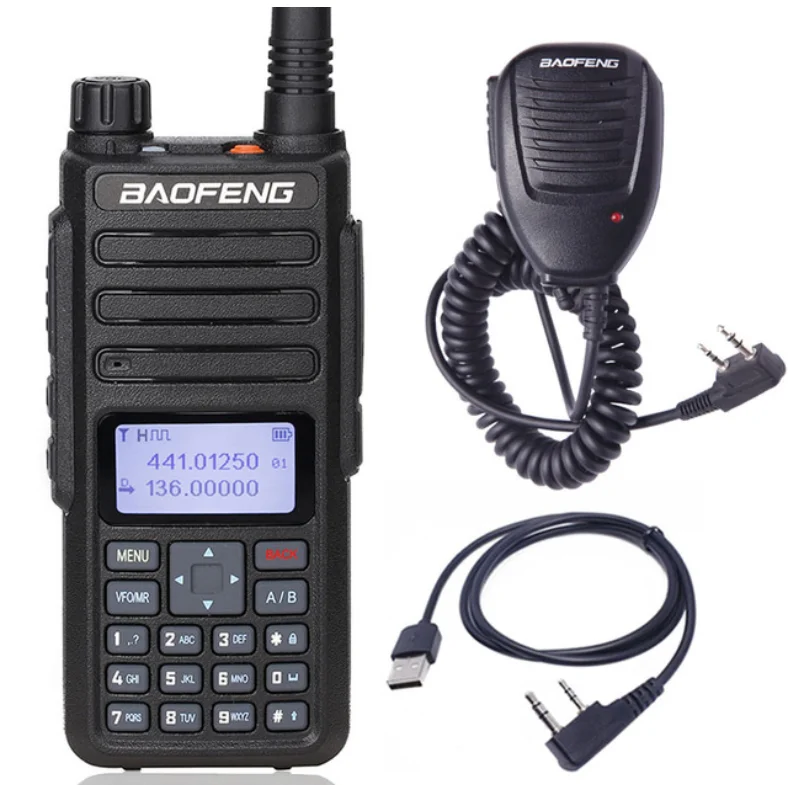 Baofeng DM-1801 Tier 1+2 Dual Time Slot radio walkie talkie band 136-174 & 400-470MHz DM1801 Digital DMR Radio | Мобильные