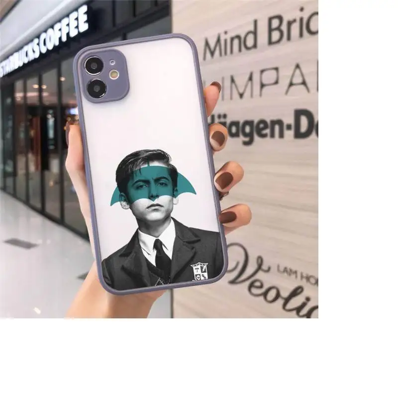 

Umbrella Academy Phone Case matte transparent For gray iPhone 7 8 x xs xr 11 12 pro plus max mini Funda Clear