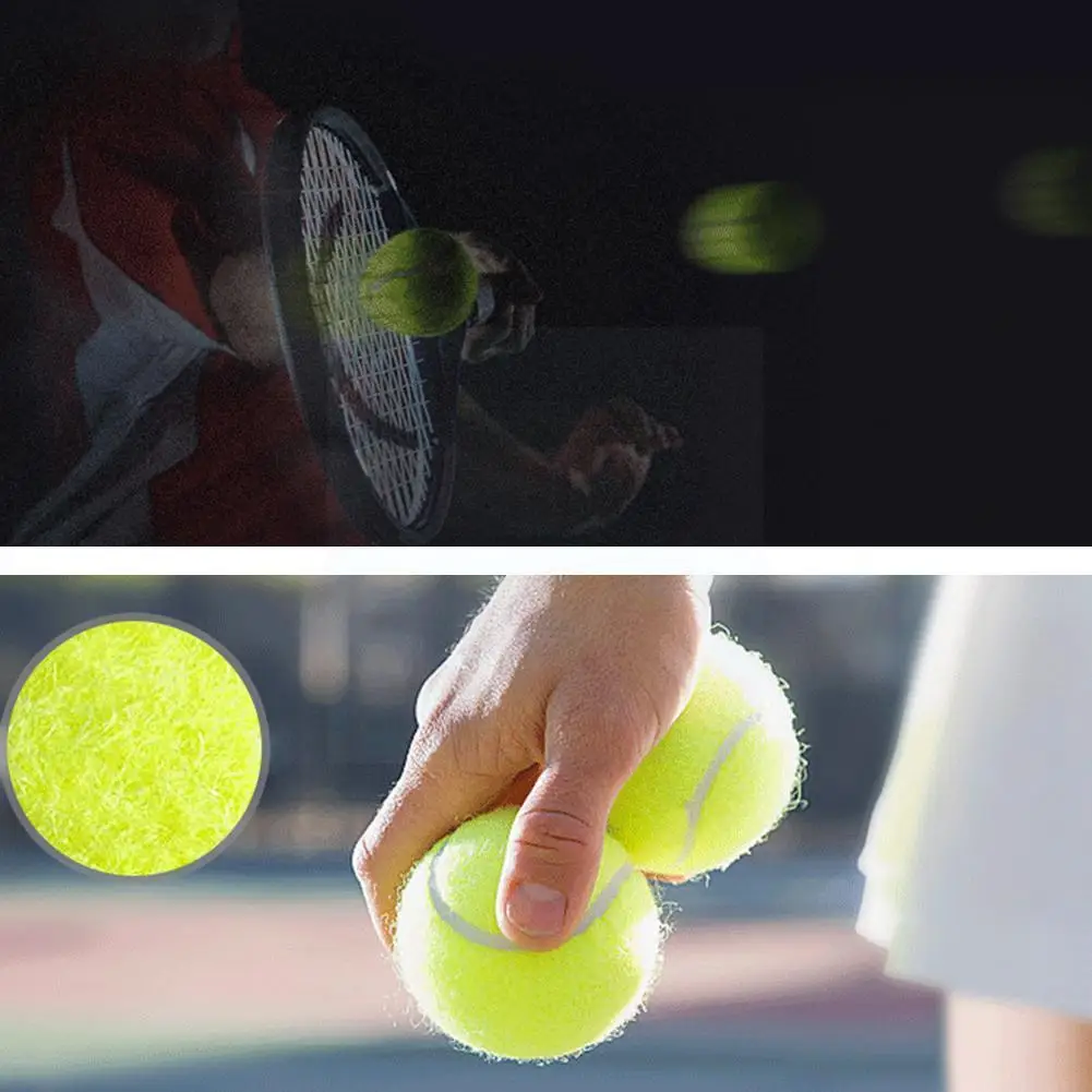 

5 шт. профессиональные резиновые теннисные мячи с высокой эластичностью, прочные теннисные мячи для тренировок в школе, клубе, тренировочны...