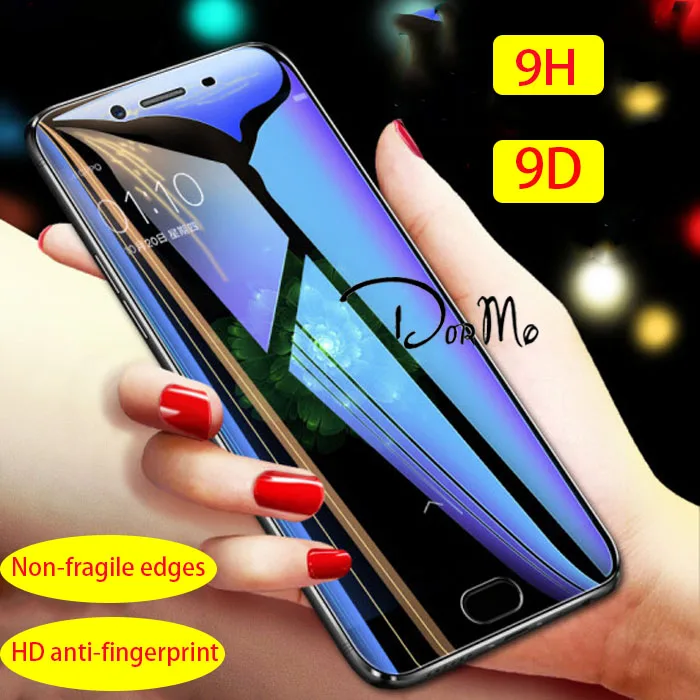 9D закаленное стекло для OPPO R9 R9S Plus Защитная пленка экрана чехол|Защитные стёкла и