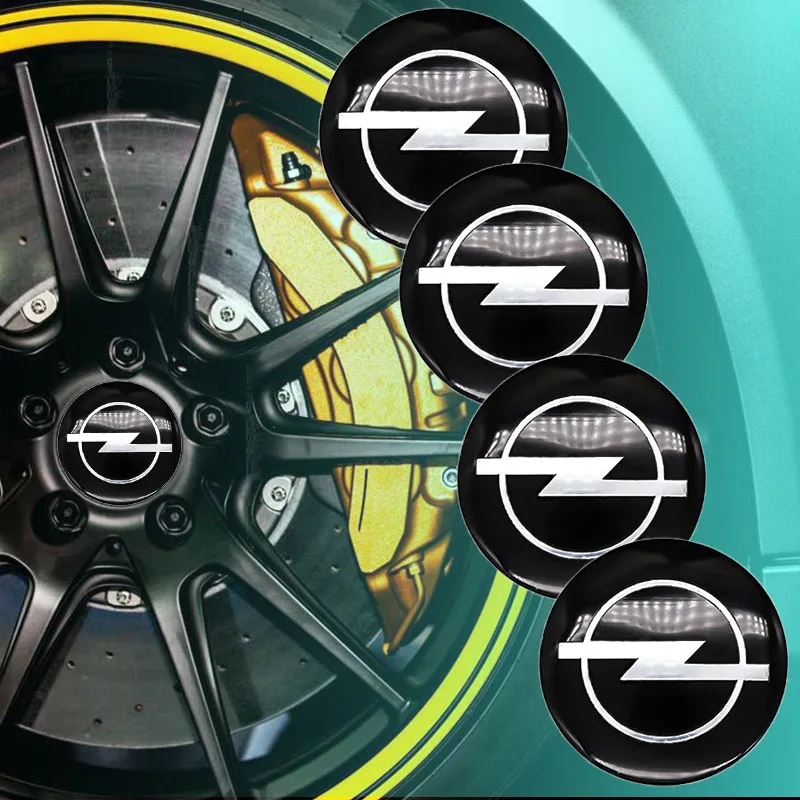 

4Pcs 65mm Car Wheel Center Hub Caps Emblem Stickers For OPEL-LOGO Car accessoriesï¼Œmodified hub cover stickers