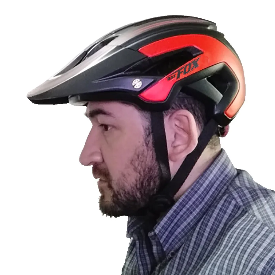 Шлем велосипедный BATFOX Сверхлегкий матовый шлем для горных и шоссейных