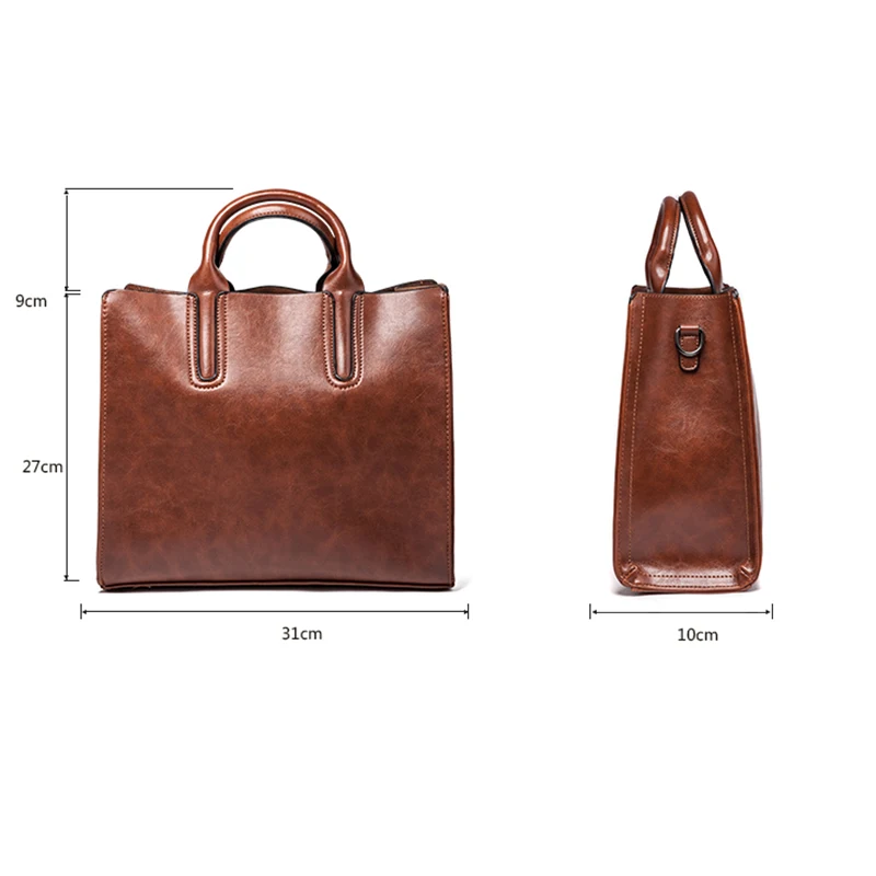 Женская сумка в европейском и американском стиле женские кожаные сумки с воском