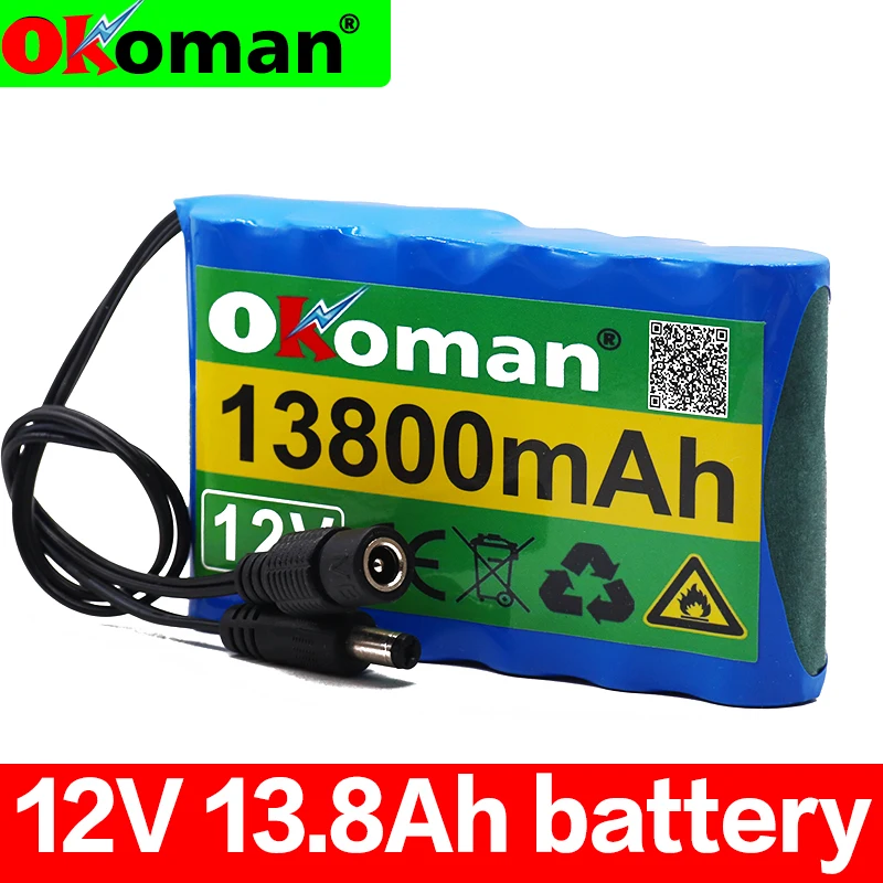 Оригинальный портативный аккумуляторный комплект литий ионных батарей Super 12 в