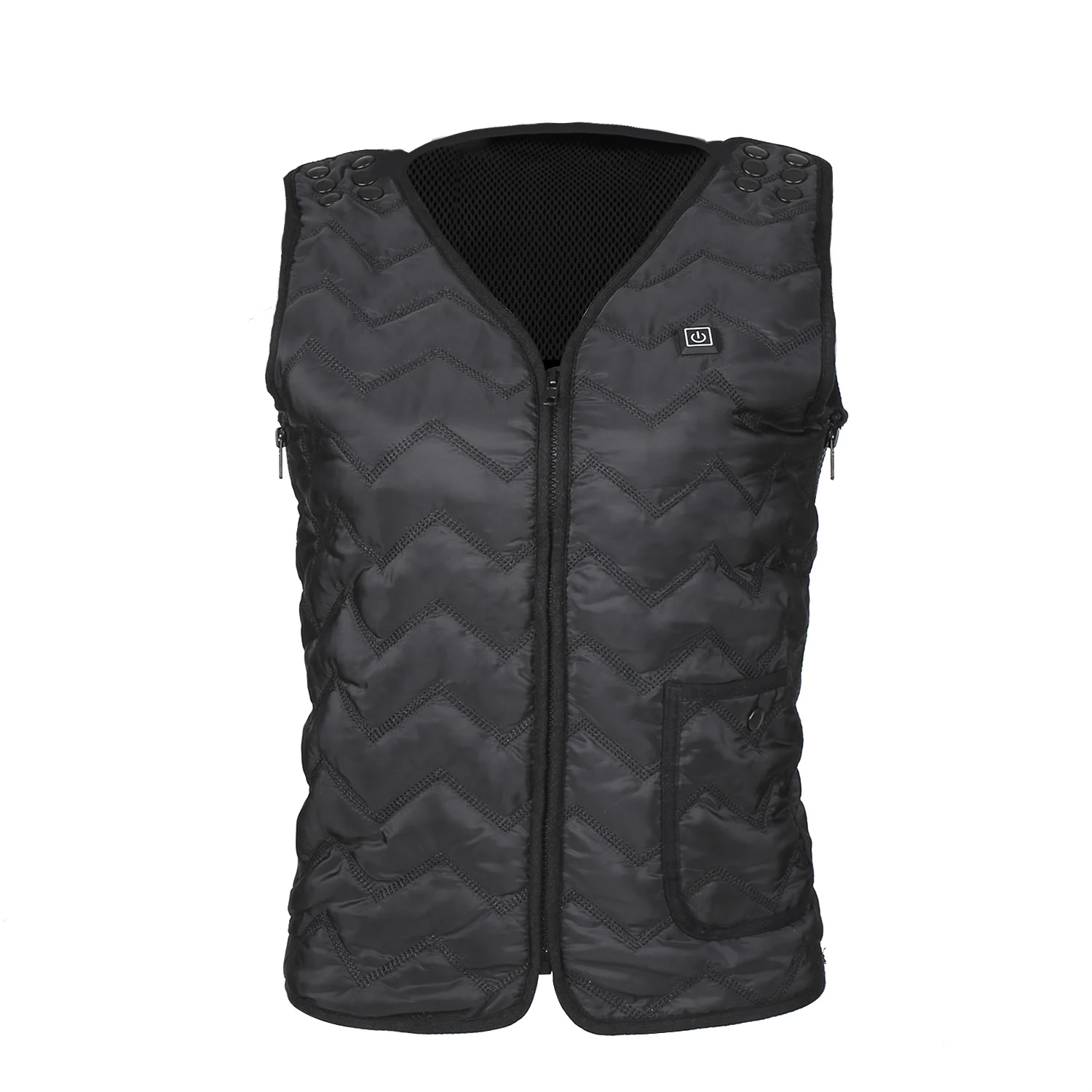 Интеллектуальная электрическая тепловая жилетка сохраняющая тепло зимой 3