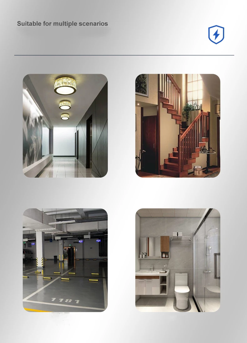 

110v 220v Infrared Light Motion Sensor Switch Home corridor stairs Lighting PIR Switch LED Automatic Sensitive Night Lamp