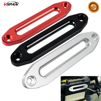free shipping universal 10 aluminum hawse fairlead for synthetic winch 12000lbs rope cable wrangler 4x4 4wd suv atv utv offroad