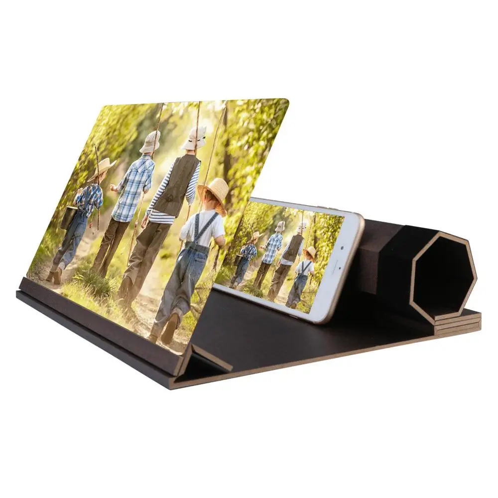 3D увеличитель для экрана телефона стереоскопический усиления 12 дюймовый