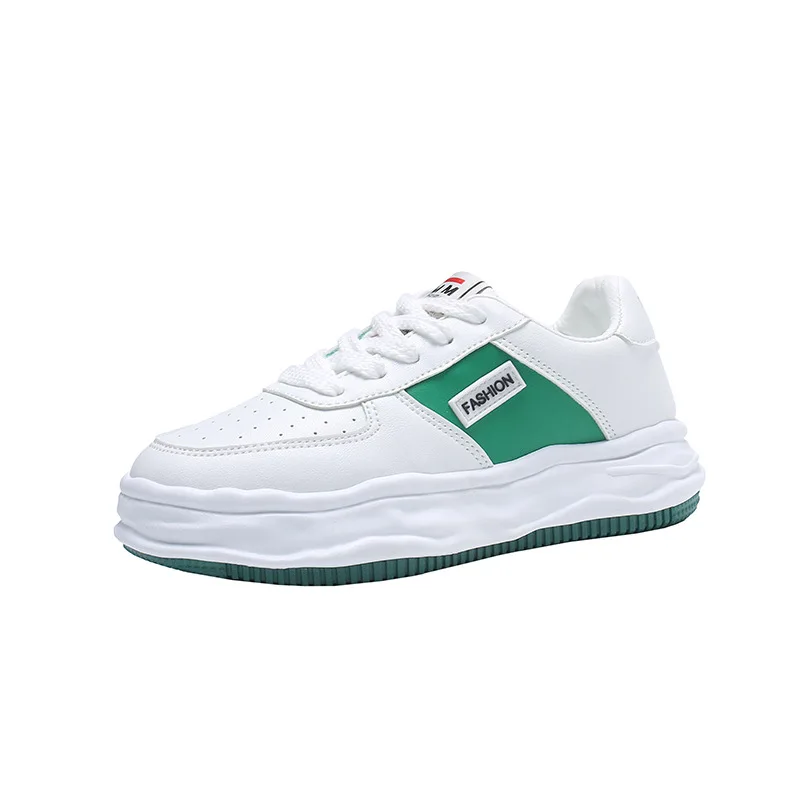 Web celebrity white shoe female han edition of new fund of 2021 autumn ins tidal platform sandals children shoes K001 student