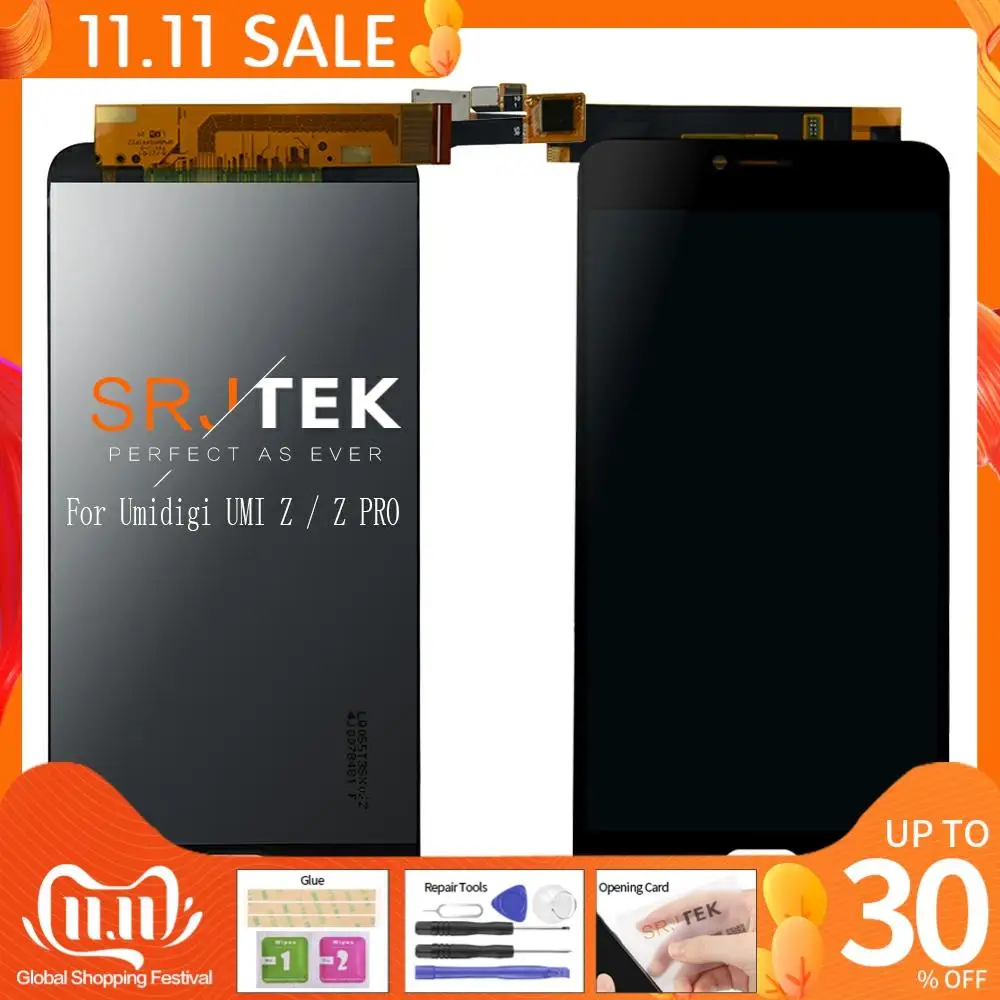 5 &quotдля Umidigi UMI Z / PRO ЖК-дисплей сенсорный экран протестированный ЖК-дигитайзер
