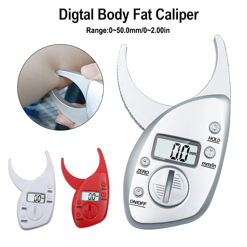 

Portable Digital Skinfold Measurement Tester Body Fat Monitor Analyzer Muscle Slim Caliper Body Shaping Weight Loss Tester