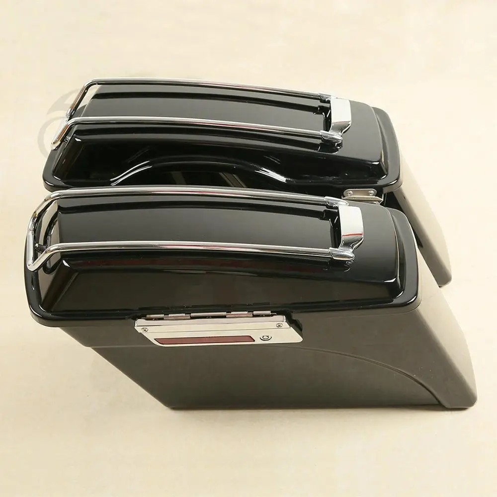 Мотоциклетные жесткие сиденья с защелкой крышки + верхняя направляющая для Harley