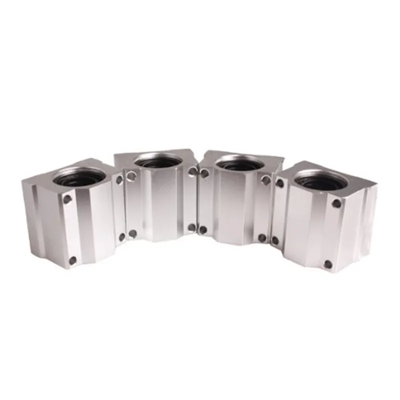 

4 Pcs SC20UU 20mm Aluminum Linear Motion Ball Bearing Slide Bushing for CNC