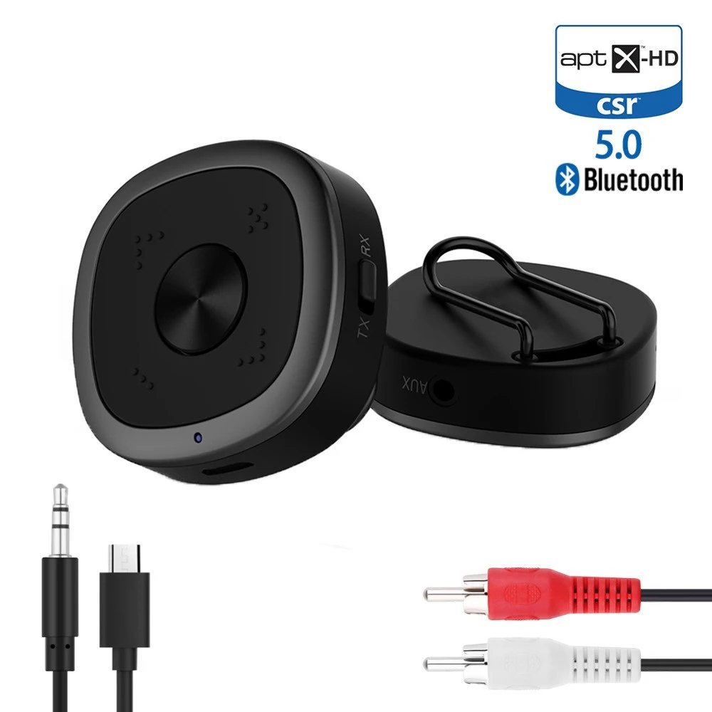 Bluetooth 5 0 многоточечный передатчик приемник APTX HD с низкой задержкой 3 мм стерео
