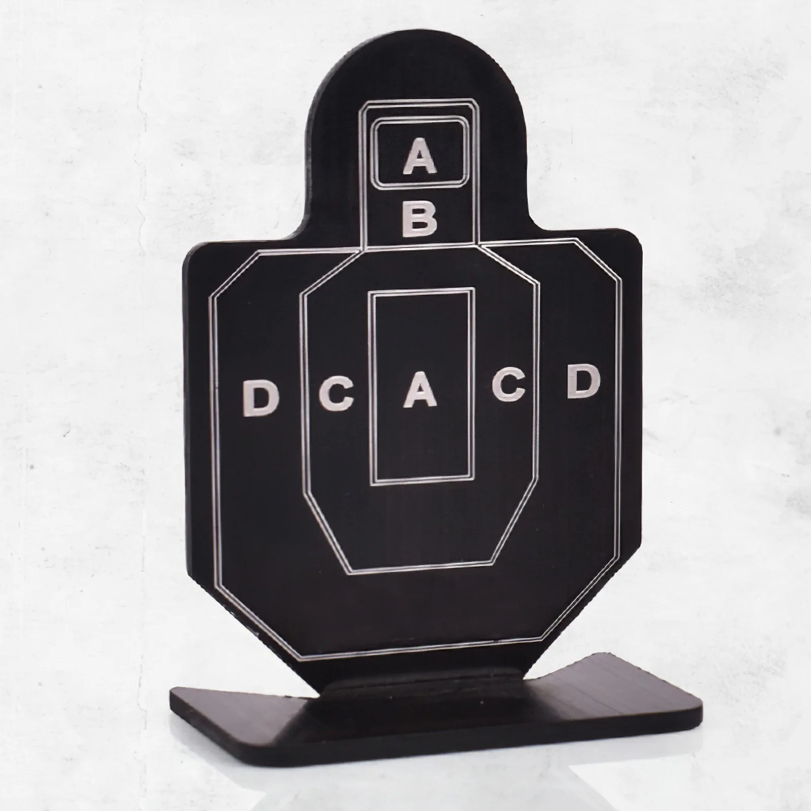 

Shot Target Shot Fire Training Humanoid Target Aluminum Alloy With Letter Round Frame For Outdoor Range Practicing Training 4PCS