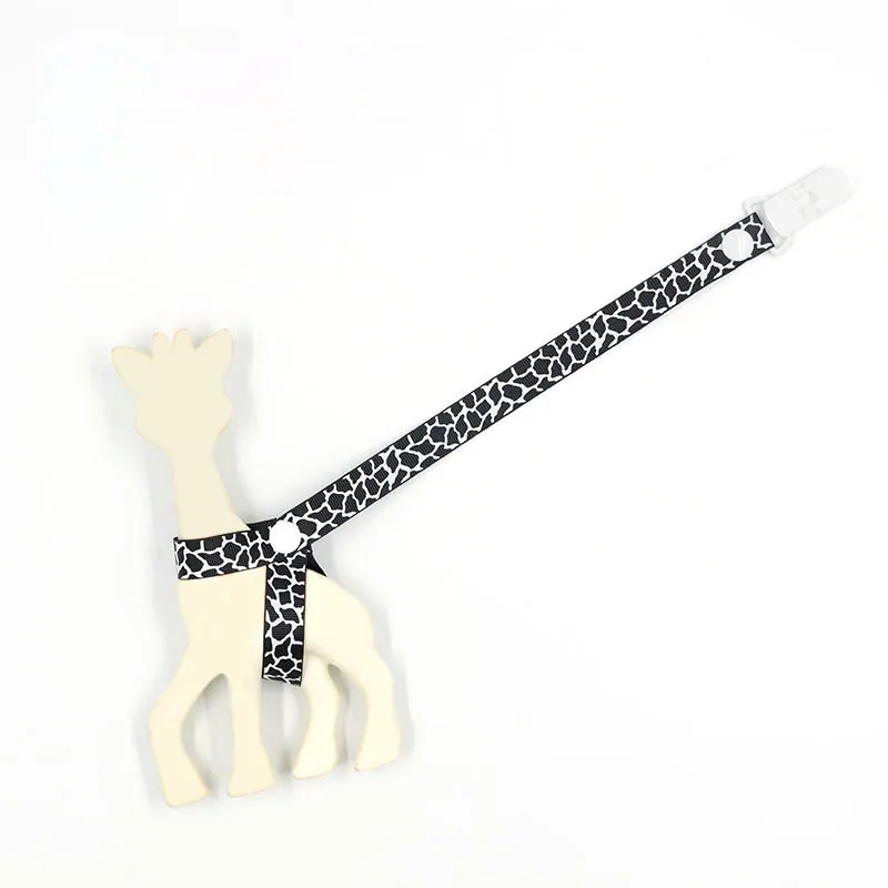 BABY Giraffe holder chain clip teehter holder anti lost teether clip chain pacifier clip for pacifier M0107