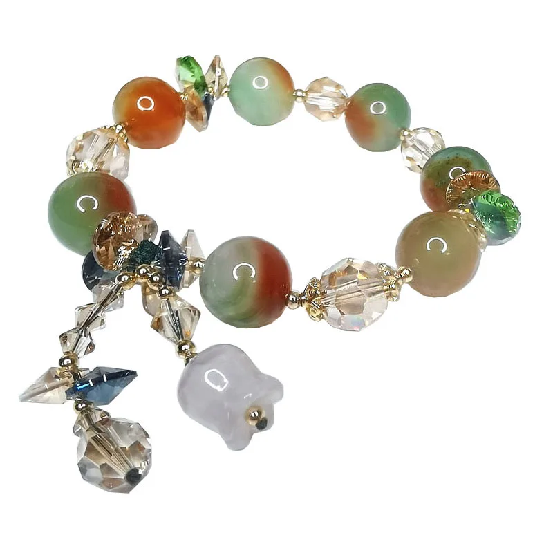 

Factory direct sales of Austrian natural agate tassel bracelet female Korean version of explosive bracelet jewelry