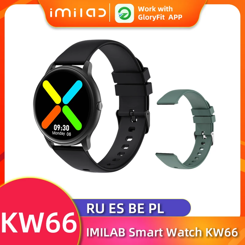 

Smart Watch KW66 Watch Men Bluetooth 5.0 SmartWatch Original Heart Rate Sports Fitness Tracker IP68 Smart Watches for Women