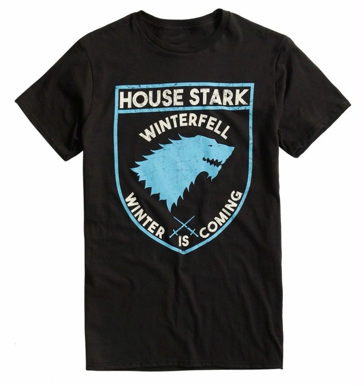 Игра Старк щит логотип Футболка Nwt лицензированные и официальные