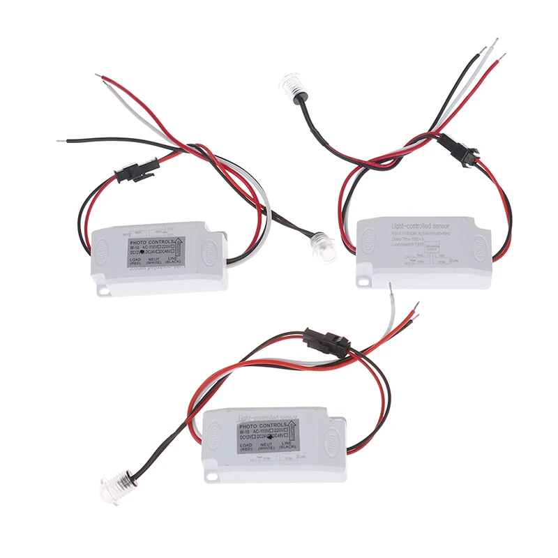 

Mini outdoor IP44 DC12V 24V 220VAC Light control Photo sensor switch automatic photocell switch rainproof for lamps