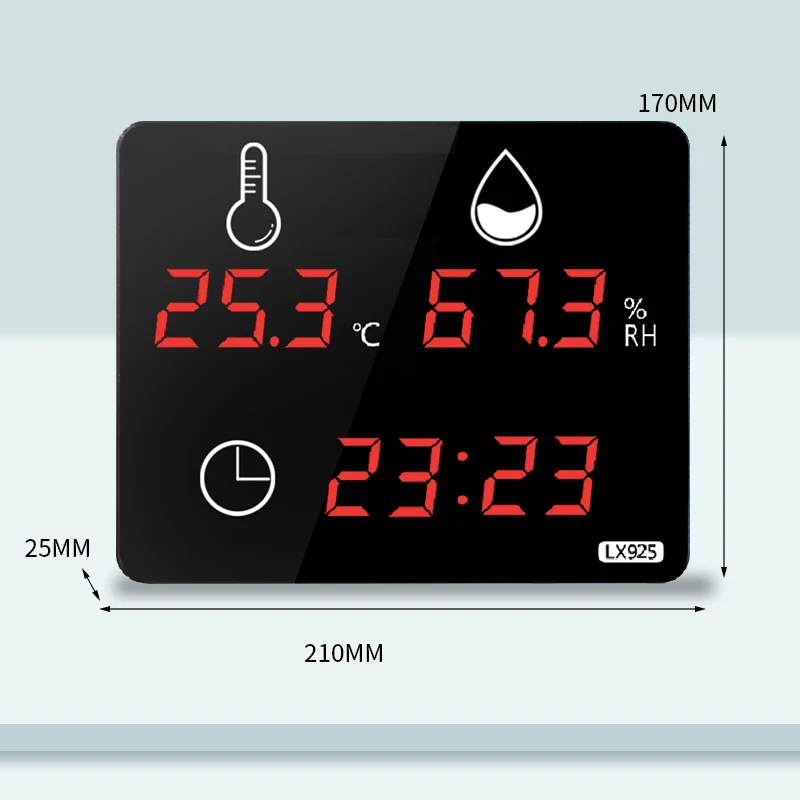 Цифровой гигрометр Уличный Термометр для бассейна с будильником цифровой